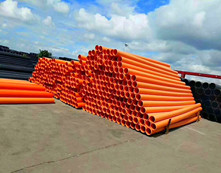 Orange Color Cpvc Conduct Pipe